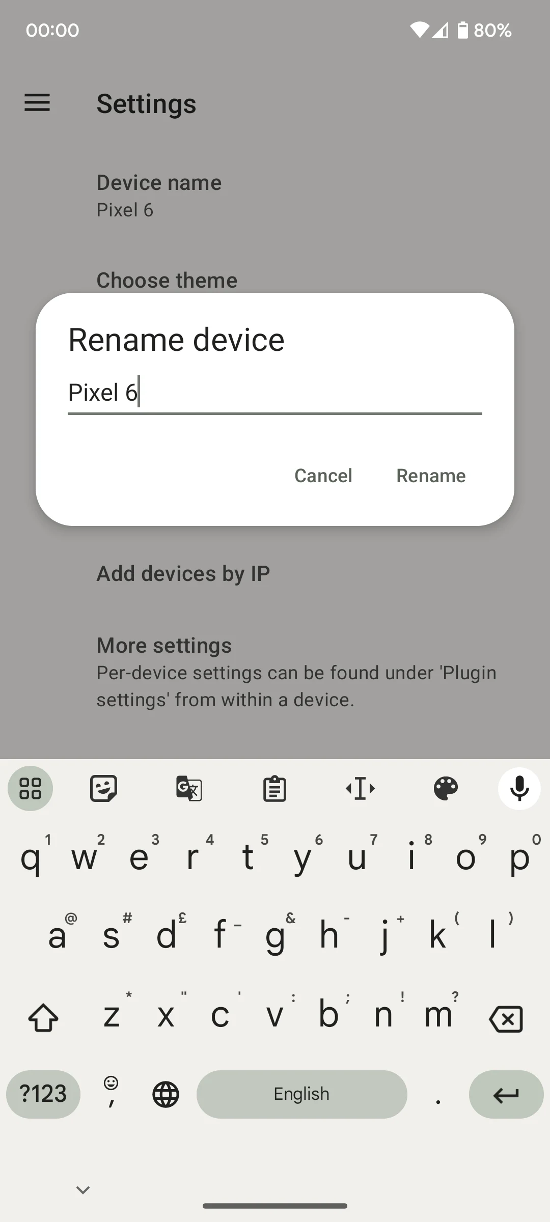 KDE Connect screenshot