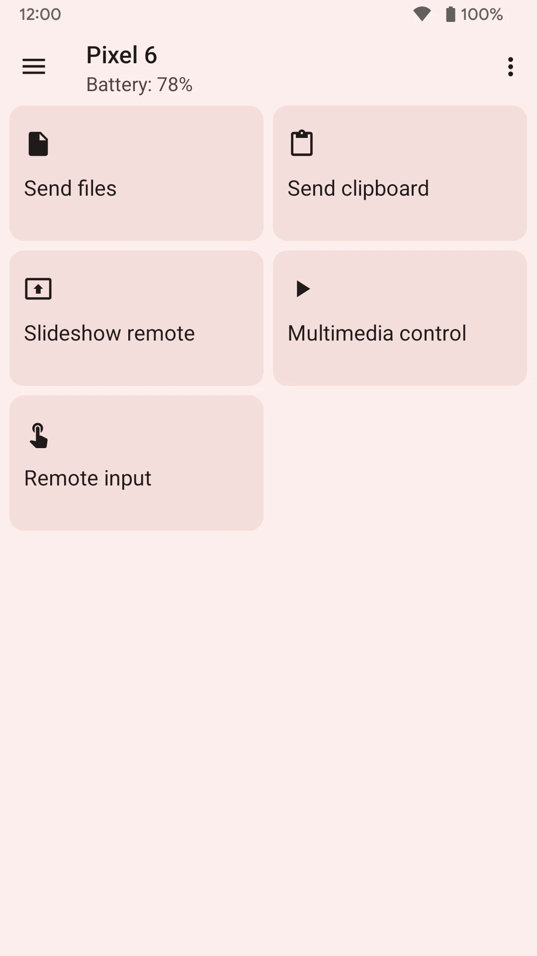 KDE Connect screenshot